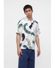 Only & Sons Camisa Onscaiden Reg Fit AOP Linen Blend