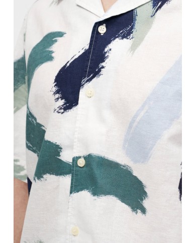 Only & Sons Camisa Onscaiden Reg Fit AOP Linen Blend