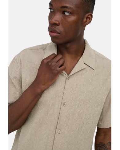 Only & Sons Camisa Onscruz RLX Seersuckr Resort SS Shirt