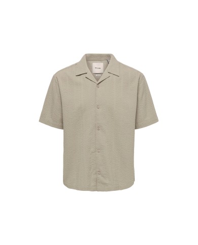 Only & Sons Camisa Onscruz RLX Seersuckr Resort SS Shirt
