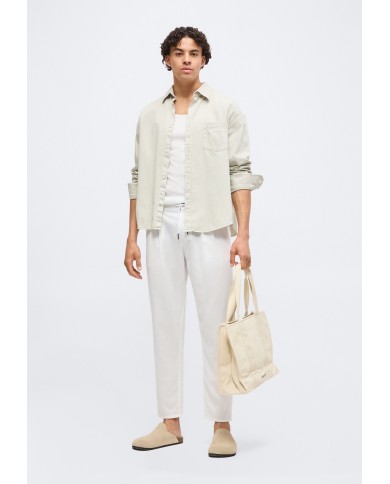 Only & Sons Pantalón Lino Onsleo Crop Linen MIX 00478