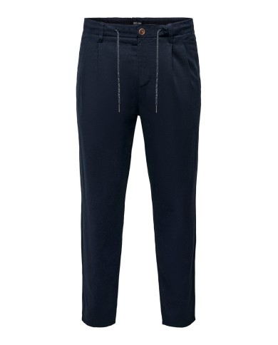 Only & Sons Pantalón Lino Onsleo Crop Linen MIX 00478