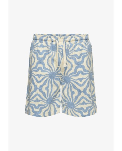 Only & Sons Pantalón corto chándal Onscruz Seersucker Jogger Shorts
