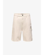 Only & Sons Bermuda Onsedge Work Ecru 8347 PIM DNM Shorts