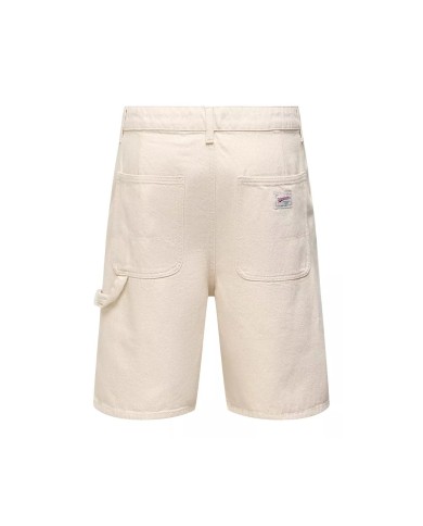 Only & Sons Bermuda Onsedge Work Ecru 8347 PIM DNM Shorts