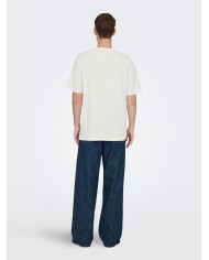 Only & Sons Camiseta Onslazio Life Reg SS Plisse Tee