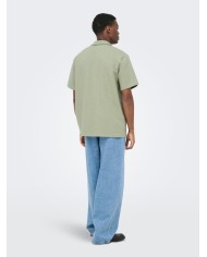 Only & Sons Camisa Onskian Life Seersucker SS Shirt Noos