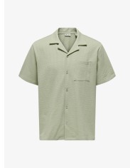 Only & Sons Camisa Onskian Life Seersucker SS Shirt Noos
