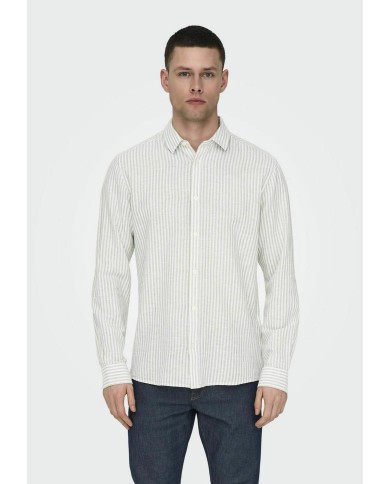 Only & Sons Camisa Onscaiden Life LS STR Linenblend660 Noos