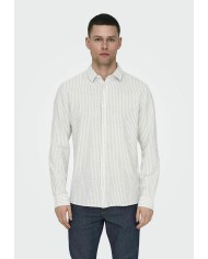 Only & Sons Camisa Onscaiden Life LS STR Linenblend660 Noos