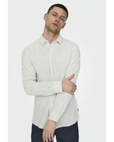 Only & Sons Camisa Onscaiden Life LS STR Linenblend660 Noos