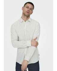 Only & Sons Camisa Onscaiden Life LS STR Linenblend660 Noos