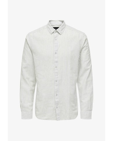 Only & Sons Camisa Onscaiden Life LS STR Linenblend660 Noos