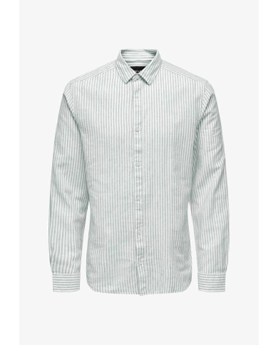 Only & Sons Camisa Onscaiden Life LS STR Linenblend660 Noos