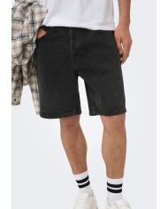 Only & Sons Pantalón Vaquero Corto Onsedge  Stretch Box AM Shorts