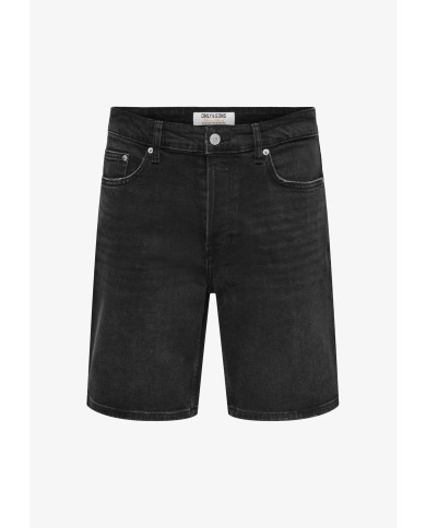 Only & Sons Pantalón Vaquero Corto Onsedge  Stretch Box AM Shorts