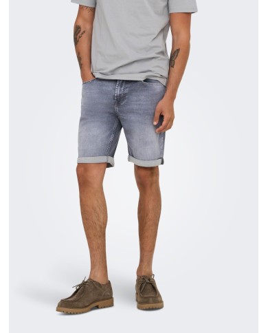 Only & Sons Pantalón Vaquero corto Onsply Jog MGD 0880 Ana DNM Shorts Noos