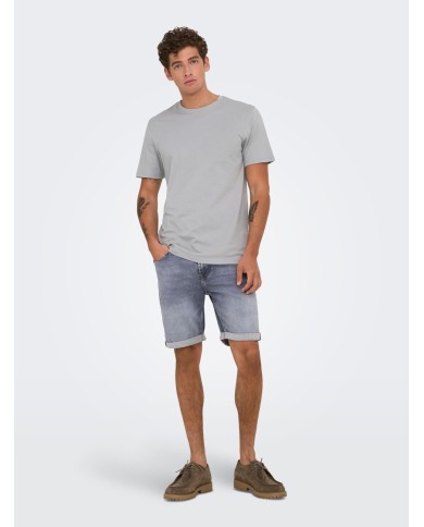 Only & Sons Pantalón Vaquero corto Onsply Jog MGD 0880 Ana DNM Shorts Noos