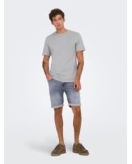Only & Sons Pantalón Vaquero corto Onsply Jog MGD 0880 Ana DNM Shorts Noos