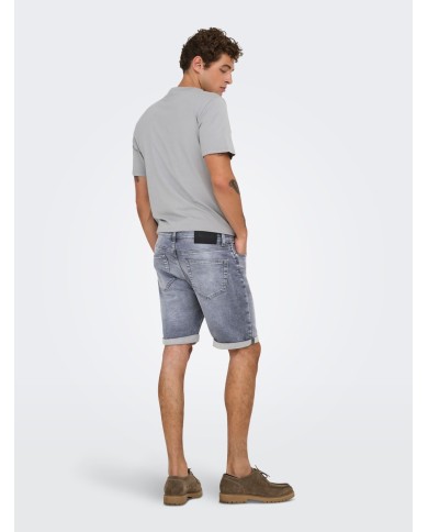 Only & Sons Pantalón Vaquero corto Onsply Jog MGD 0880 Ana DNM Shorts Noos