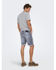 Only & Sons Pantalón Vaquero corto Onsply Jog MGD 0880 Ana DNM Shorts Noos