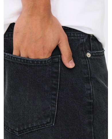 Only & Sons Pantalón Vaquero corto Onsedge Black 2047 TAI DNM Shorts Noos