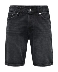 Only & Sons Pantalón Vaquero corto Onsedge Black 2047 TAI DNM Shorts Noos