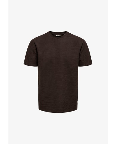 Only & Sons Camisetas Onskian Life Reg Seersucker ss Tee
