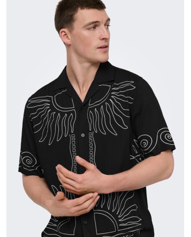Only & Sons Camisa Onswright Reg SS 037 Shirt
