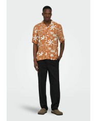 Only & Sons Camisa Onsdash Life Reg AOP SS001 Resort Shirt