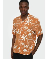 Only & Sons Camisa Onsdash Life Reg AOP SS001 Resort Shirt
