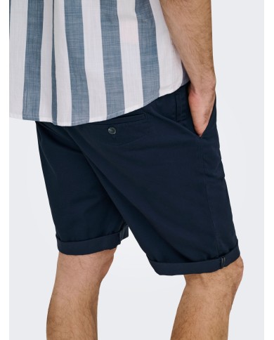 Only & Sons Pantalón Chino Corto Onssaul 0573 Short Noos
