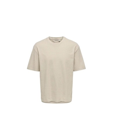 Only & Sons Camiseta Onsaustin Boxy SS Seersucker Tee