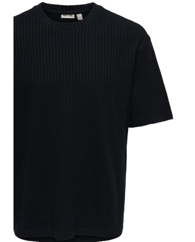Only & Sons Camiseta Onsaustin Boxy SS Seersucker Tee