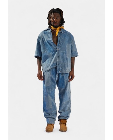 Project X Paris Pantalón Vaquero  Patchwork Wash