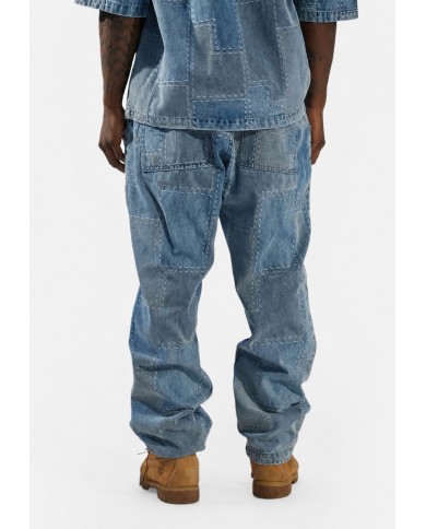 Project X Paris Pantalón Vaquero  Patchwork Wash