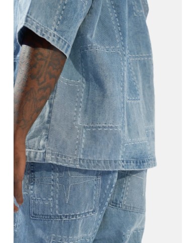 Project X Paris Pantalón Vaquero  Patchwork Wash
