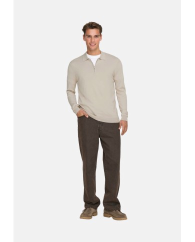 Only & Sons Polo Onswyler Life Reg Halfzip Polo Knit Noos
