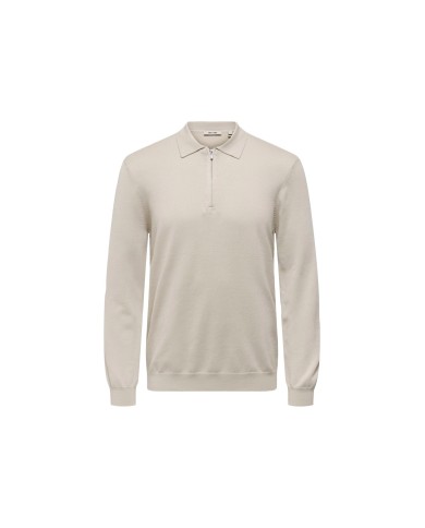 Only & Sons Polo Onswyler Life Reg Halfzip Polo Knit Noos