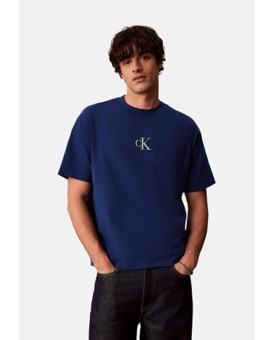 Calvin Klein Camiseta SS OVSZD 16S Overlay Back Graphic