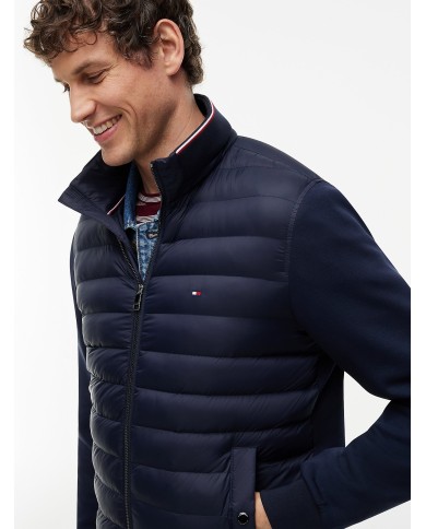 Tommy Hilfiger Chaqueta acolchada Mix Media ESS RWB Stand Collar