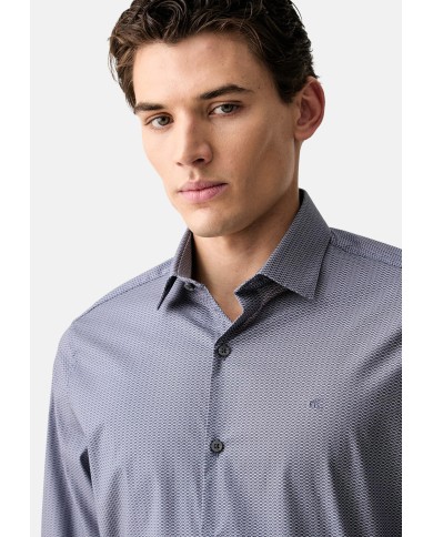 Calvin Klein Camisa Slim Essential Poplin Str Print