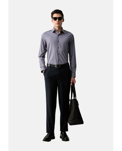Calvin Klein Camisa Slim Essential Poplin Str Print