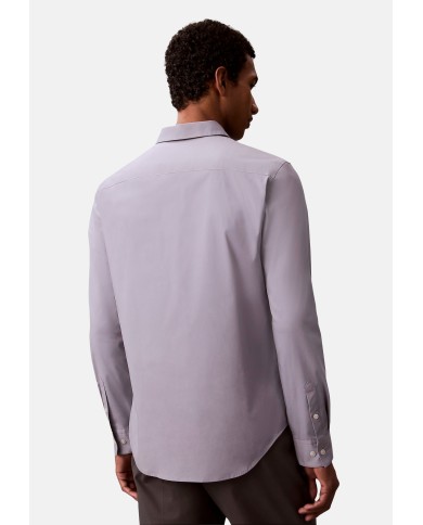 Calvin Klein Camisa LS Solid Stretch Slim Shirt