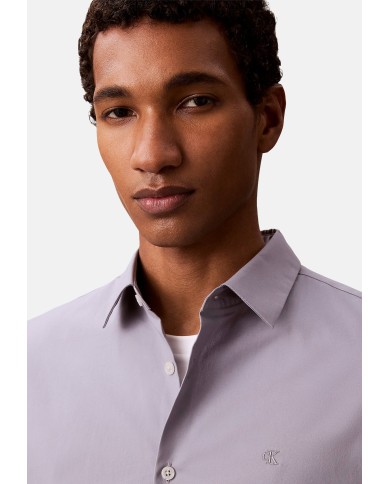 Calvin Klein Camisa LS Solid Stretch Slim Shirt