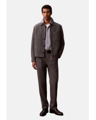Calvin Klein Camisa LS Solid Stretch Slim Shirt