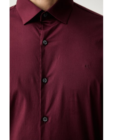 Calvin Klein Camisa Slim Essential Poplin Str Solid