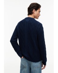 Tommy Jeans Jersey TJM Reg Classic Flag Cable Sweater