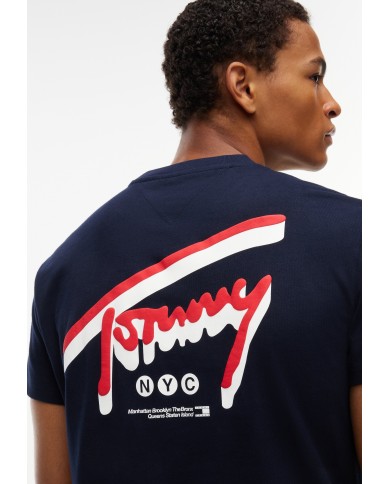 Tommy Jeans Camiseta TJM Reg Sign Backprint Tee Ext