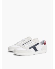 Tommy Hilfiger Zapatillas TH Tribeca de piel con mezcla de texturas